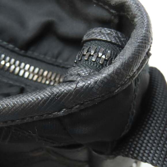 Prada quilted shoulder bag in nylon for women